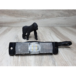 Фонарь габаритный FRISTOM LED белый (провод) FT-017 B LED