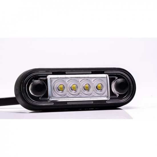 Фонарь габаритный LED 12-36В красный с проводом 0,5м FT-073 C LED (84x28x12)