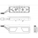 Фонарь задний FRISTOM LED универсальный LH 24В, 6-функц, провод 2,5м FT-700-066 L LED